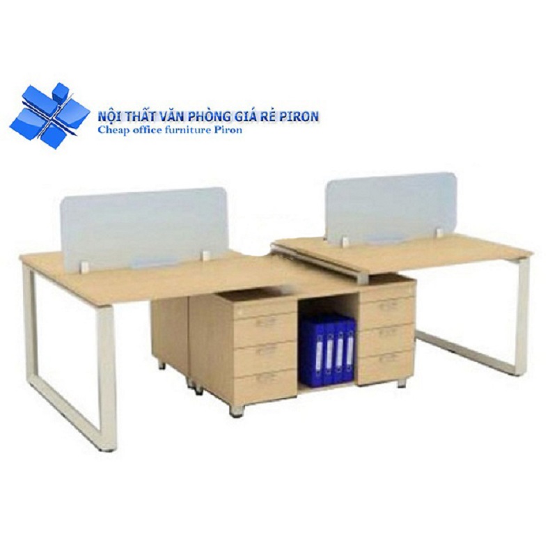 Cụm bàn làm việc 4 chỗ ngồi CB4-2